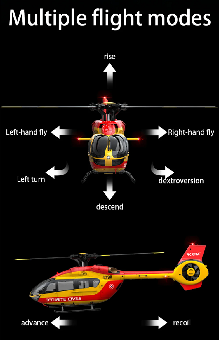 RC ERA C190 1:30 H145 6CH RC ヘリコプターRTF 2.4G