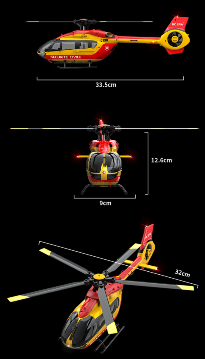 RC ERA C190 1:30 H145 6CH RC ヘリコプターRTF 2.4G