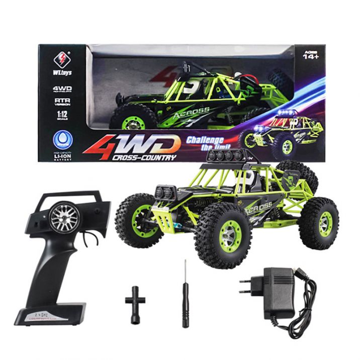 WLtoys 12428 1/12 4WD クローラー RC カー LED ライト付き RTR 2.4GHz