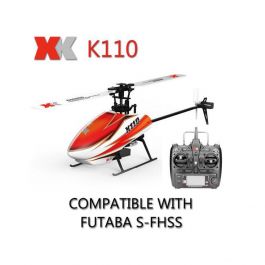 XK K110 BLAST ブラシレス 6CH RCヘリコプター 3D 6Gモード切替