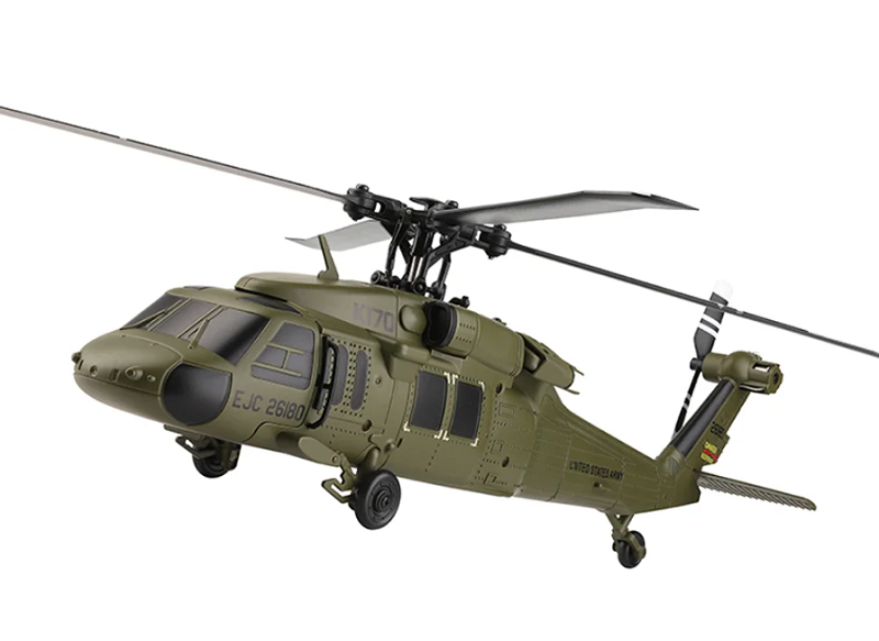 WLtoys XK K170 UH-60L 4CH RCヘリコプター ブラシレスモーター＆LEDライト付き