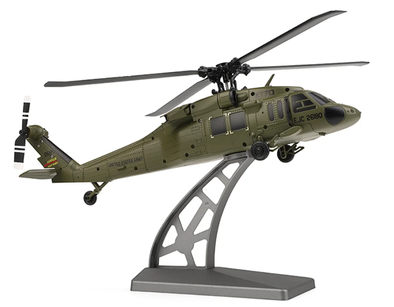 WLtoys XK K170 UH-60L 4CH RCヘリコプター ブラシレスモーター＆LEDライト付き